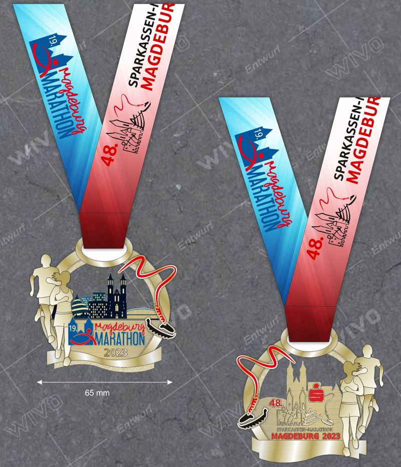Medaille 19. Magdeburg-Marathon